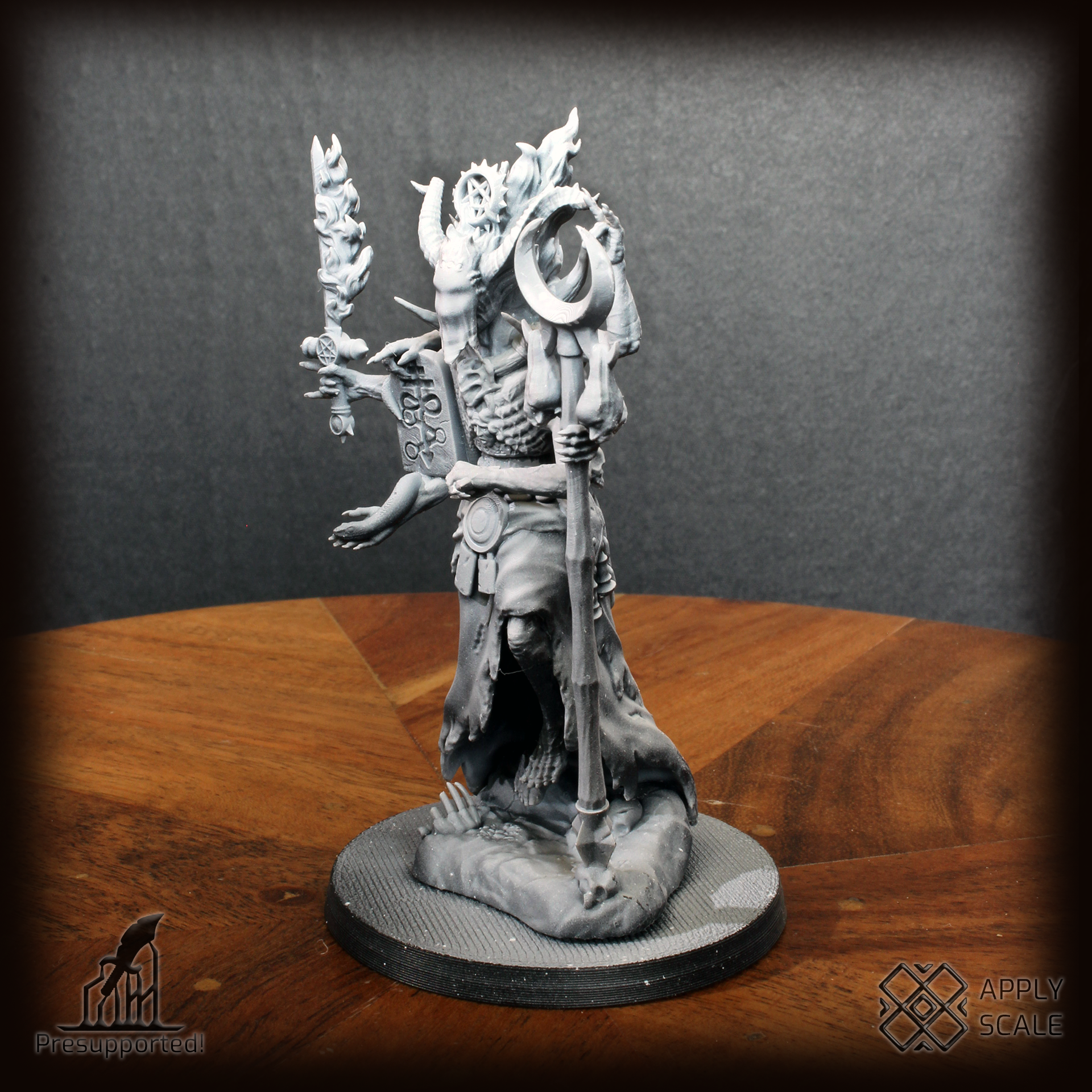 The Court - Sorcerer, Demon Mage - Trench Crusade STL file - Image 8