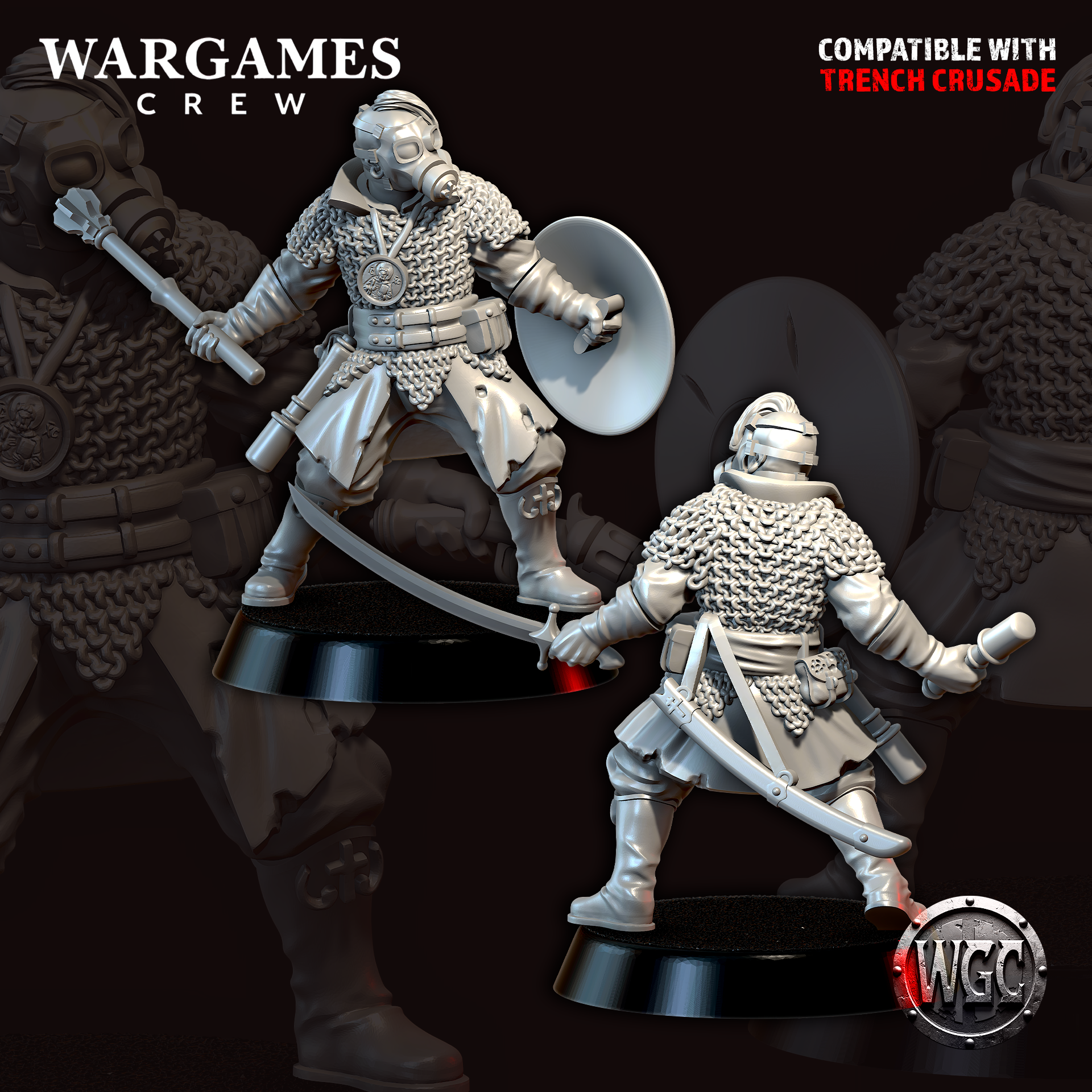 Line Cossack - Trench Crusade STL file - Image 2