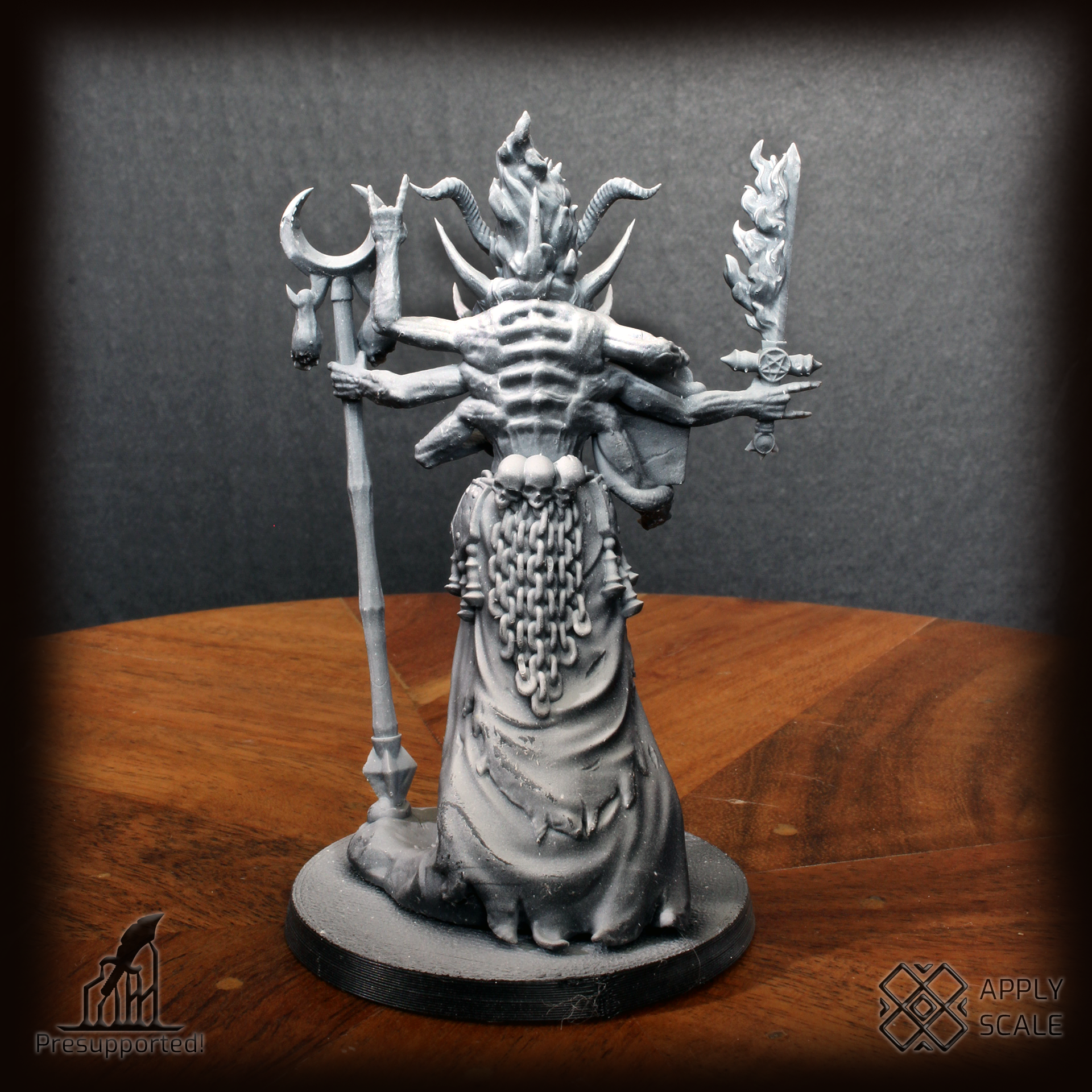 The Court - Sorcerer, Demon Mage - Trench Crusade STL file - Image 9