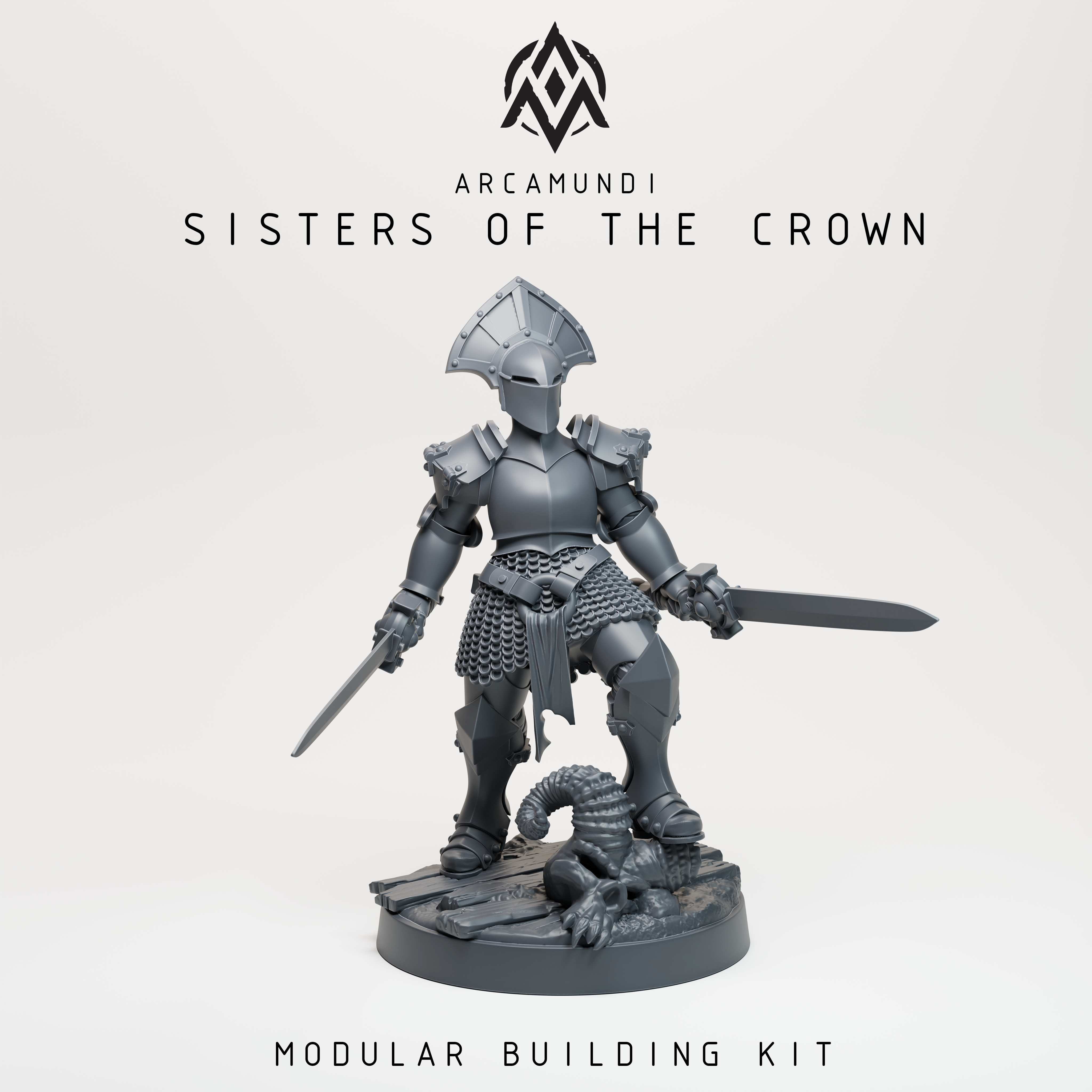 Sisters of the Crown (nun build kit) - Trench Crusade STL file - Image 2