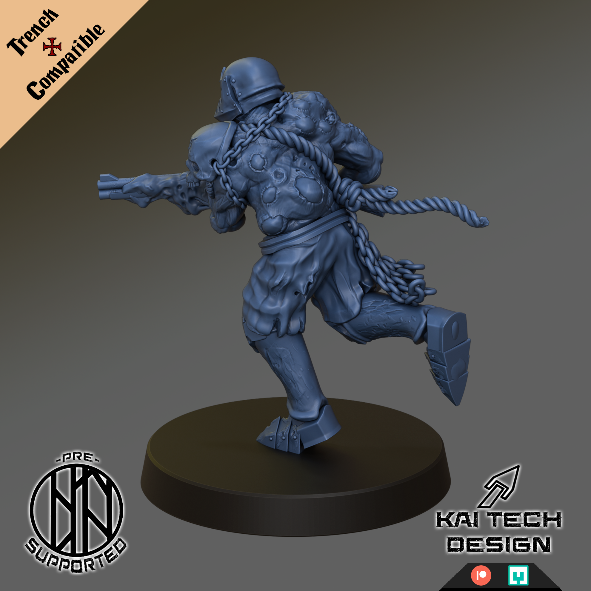 Corpse Guard - ranged - Trench Crusade STL file - Image 2