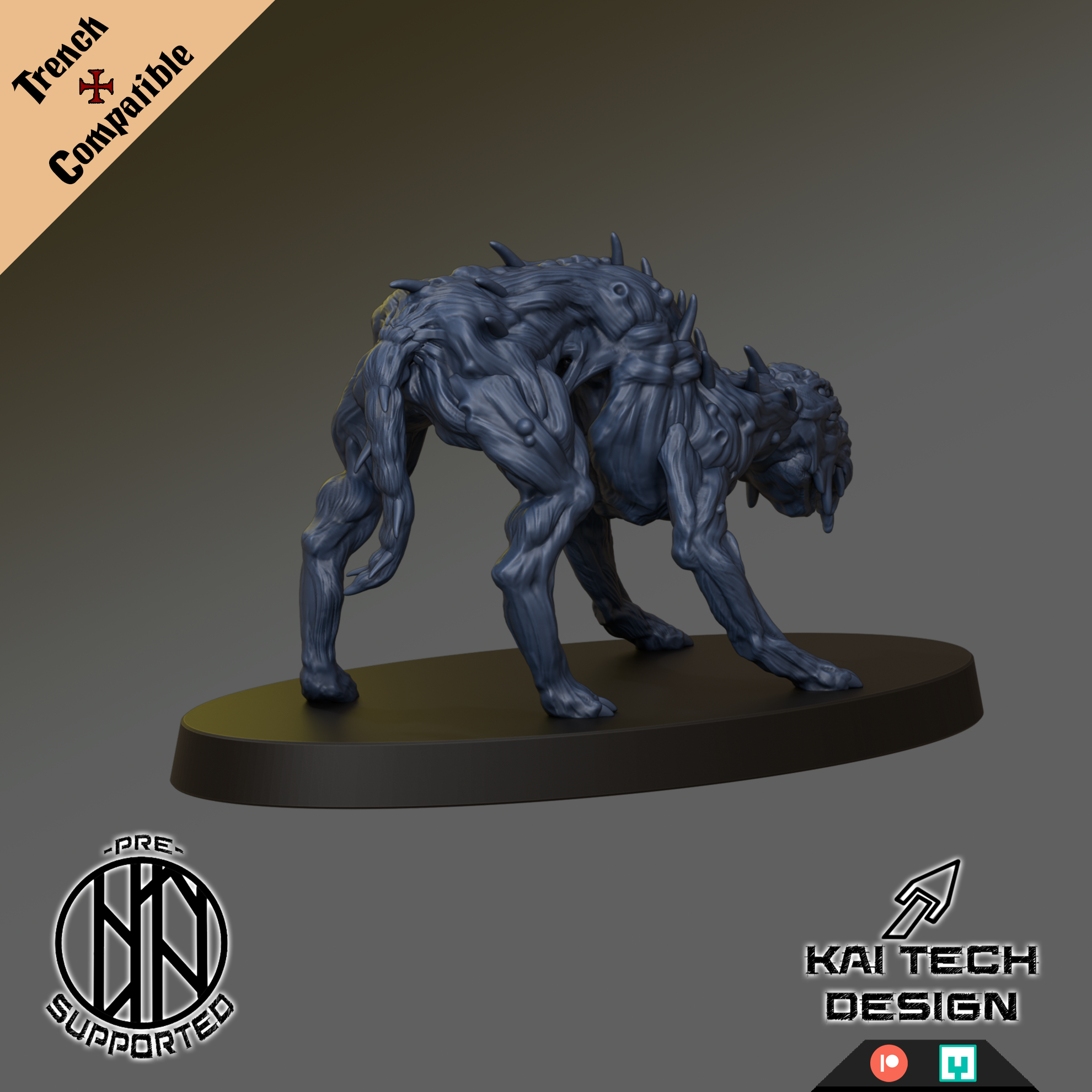 Grail Hound 2 - Trench Crusade STL file - Image 2