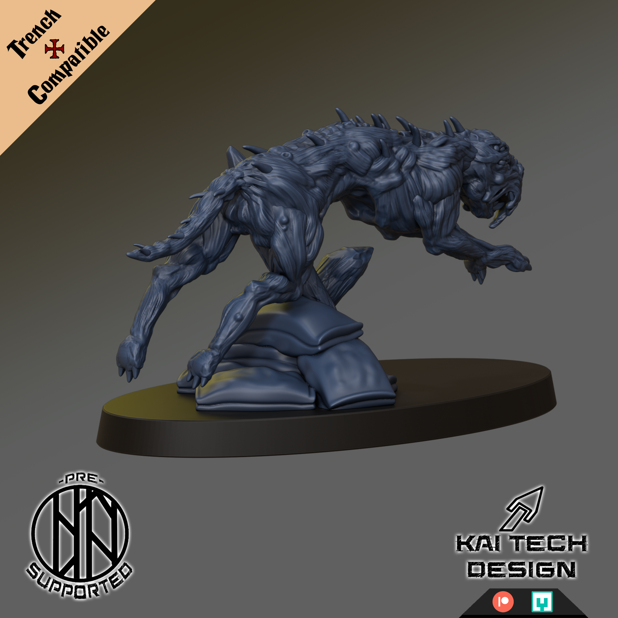 Grail Hound 3 - Trench Crusade STL file - Image 2