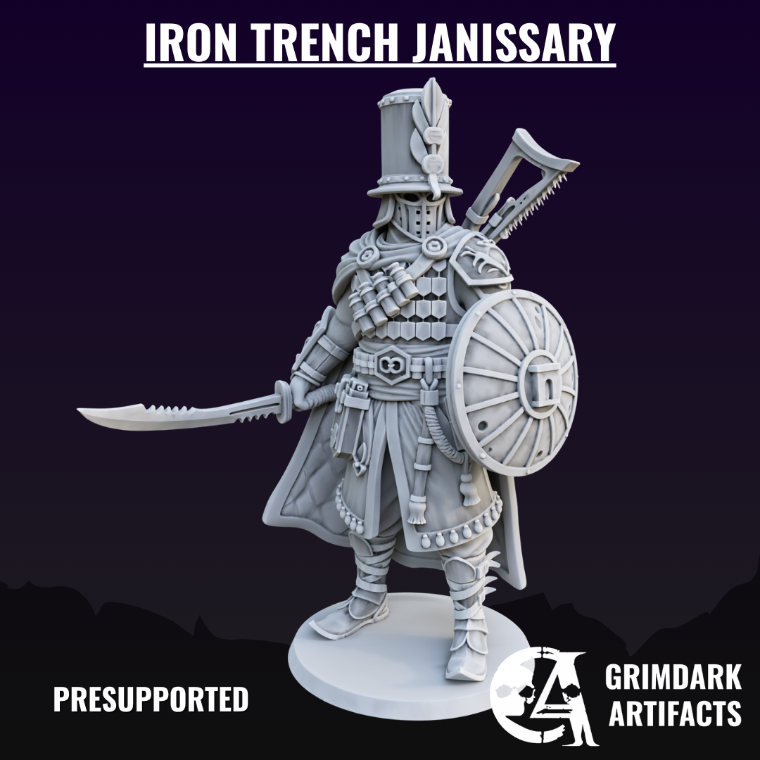 Iron Trench Janissary - Trench Crusade STL file