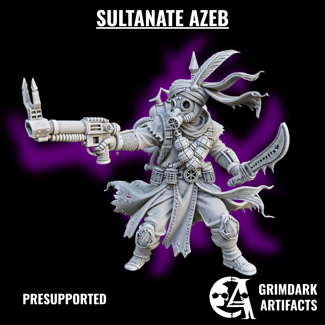 Sultanate Azeb - Trench Crusade STL file for Azeb