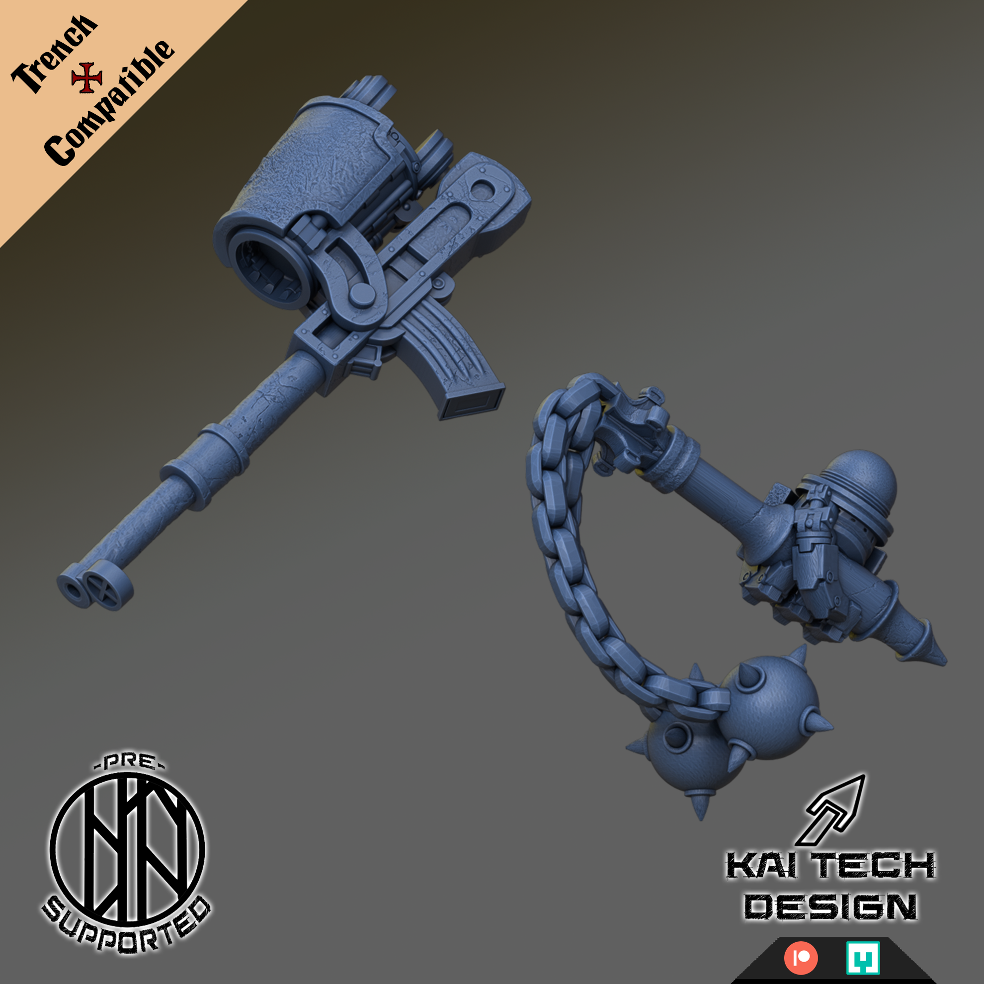 Pilgrims - Organ Shrine - Trench Crusade STL file - Image 4