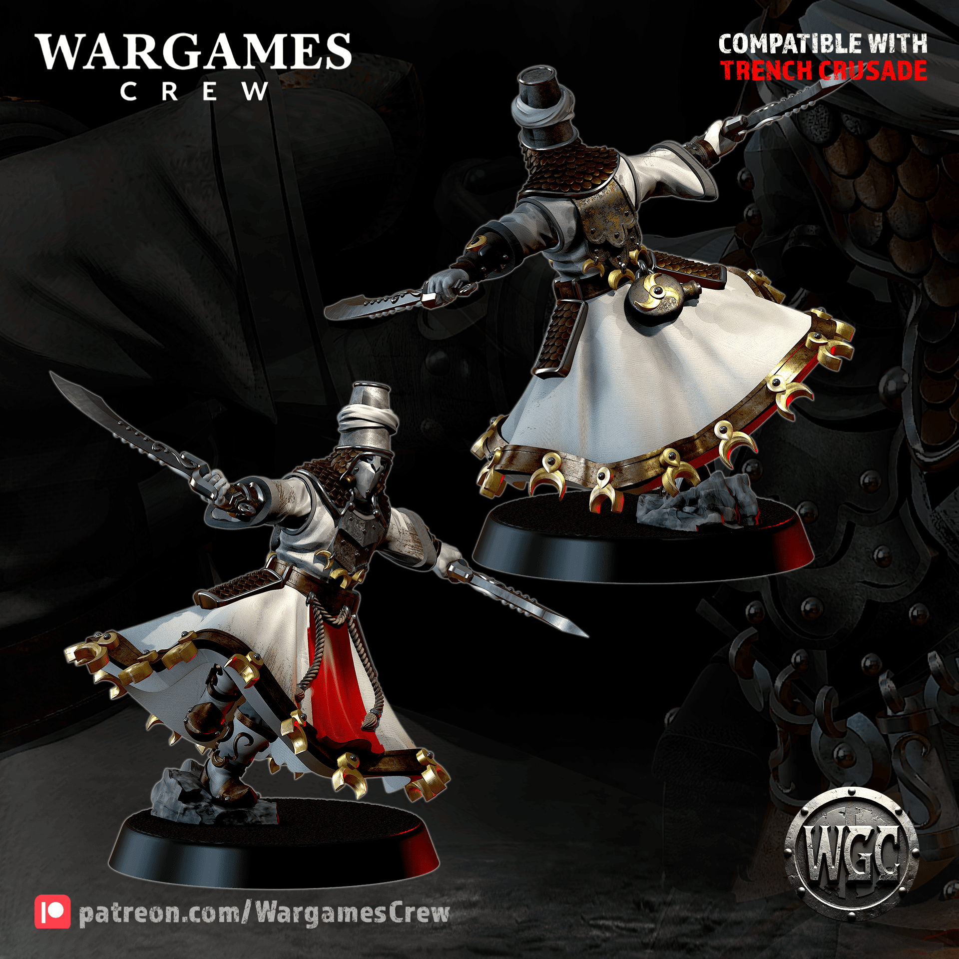 Dervishes of the Hidden Path - Trench Crusade STL file - Image 4