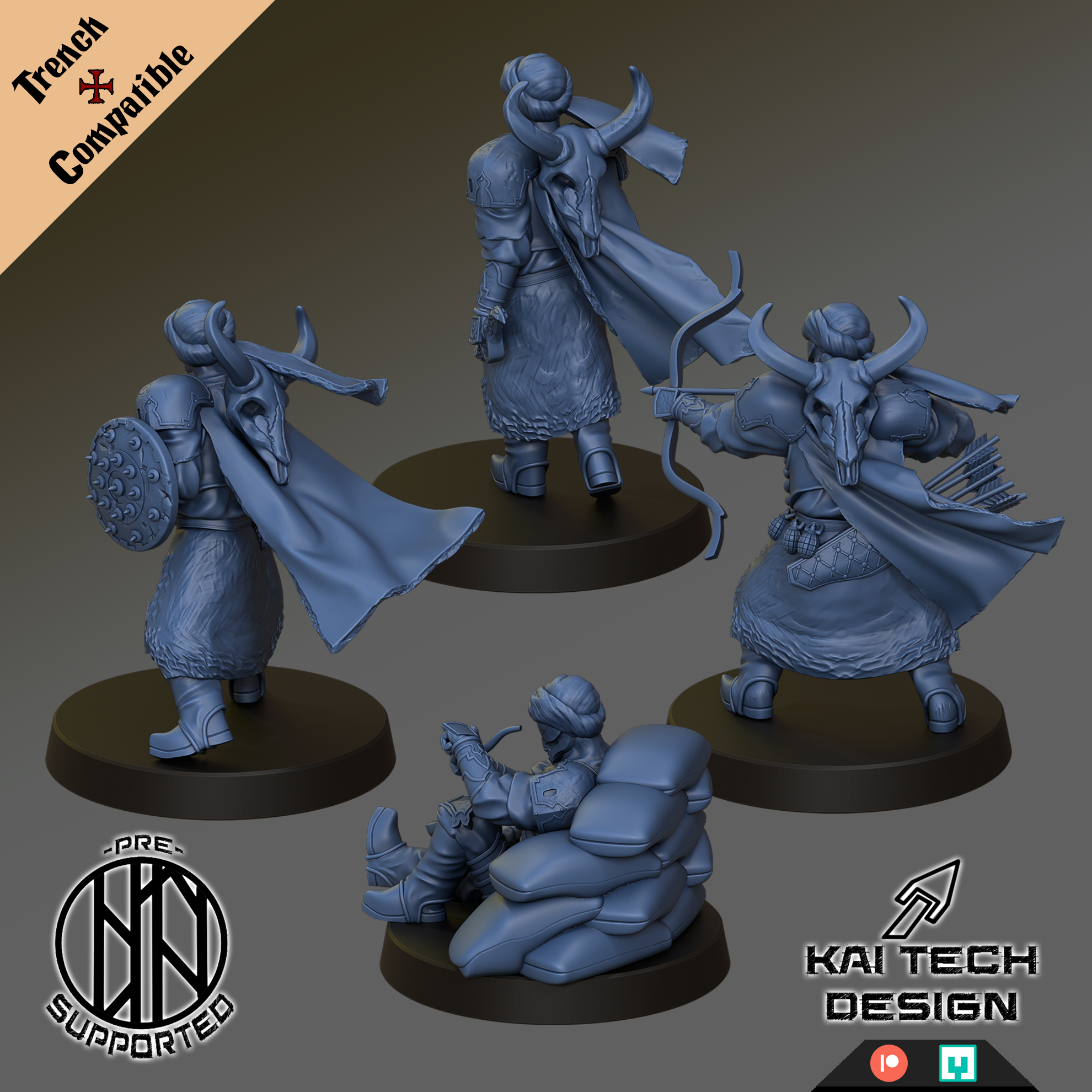 Sultanate - Assassins - Trench Crusade STL file - Image 2