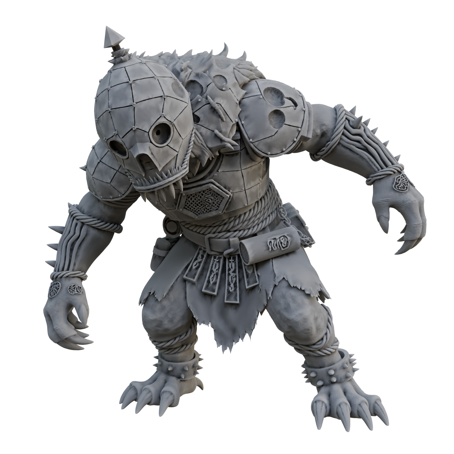 Jabran Battle Lion - Trench Crusade STL file - Image 2