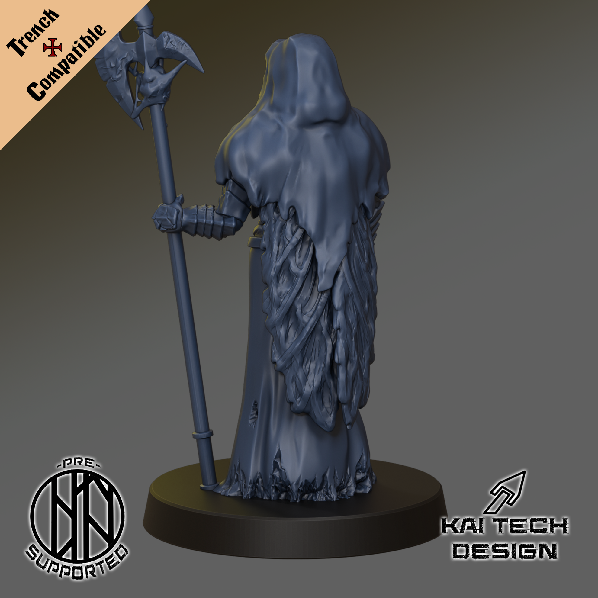 Plague Knight - Axe - Trench Crusade STL file - Image 2