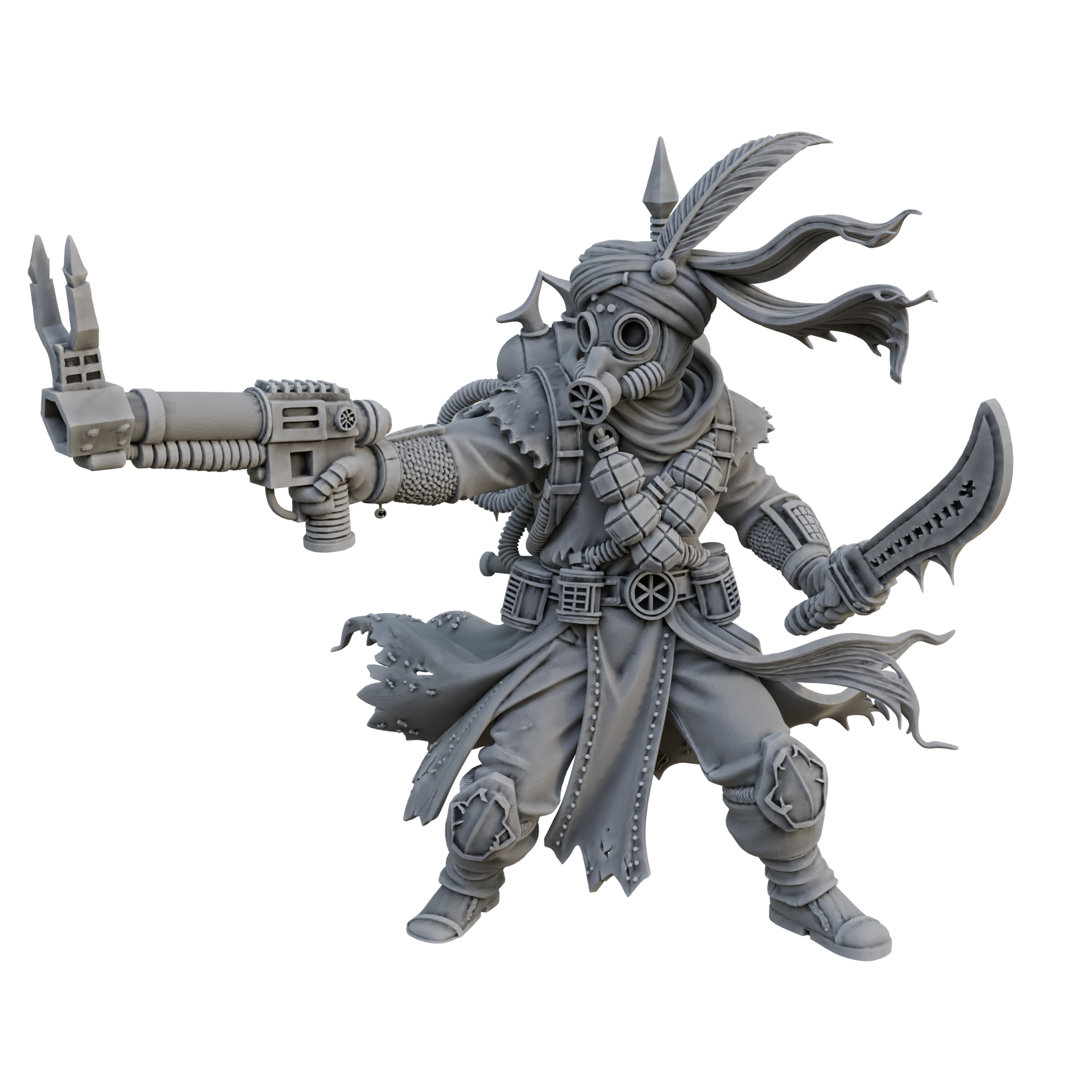Sultanate Azeb - Trench Crusade STL file - Image 2
