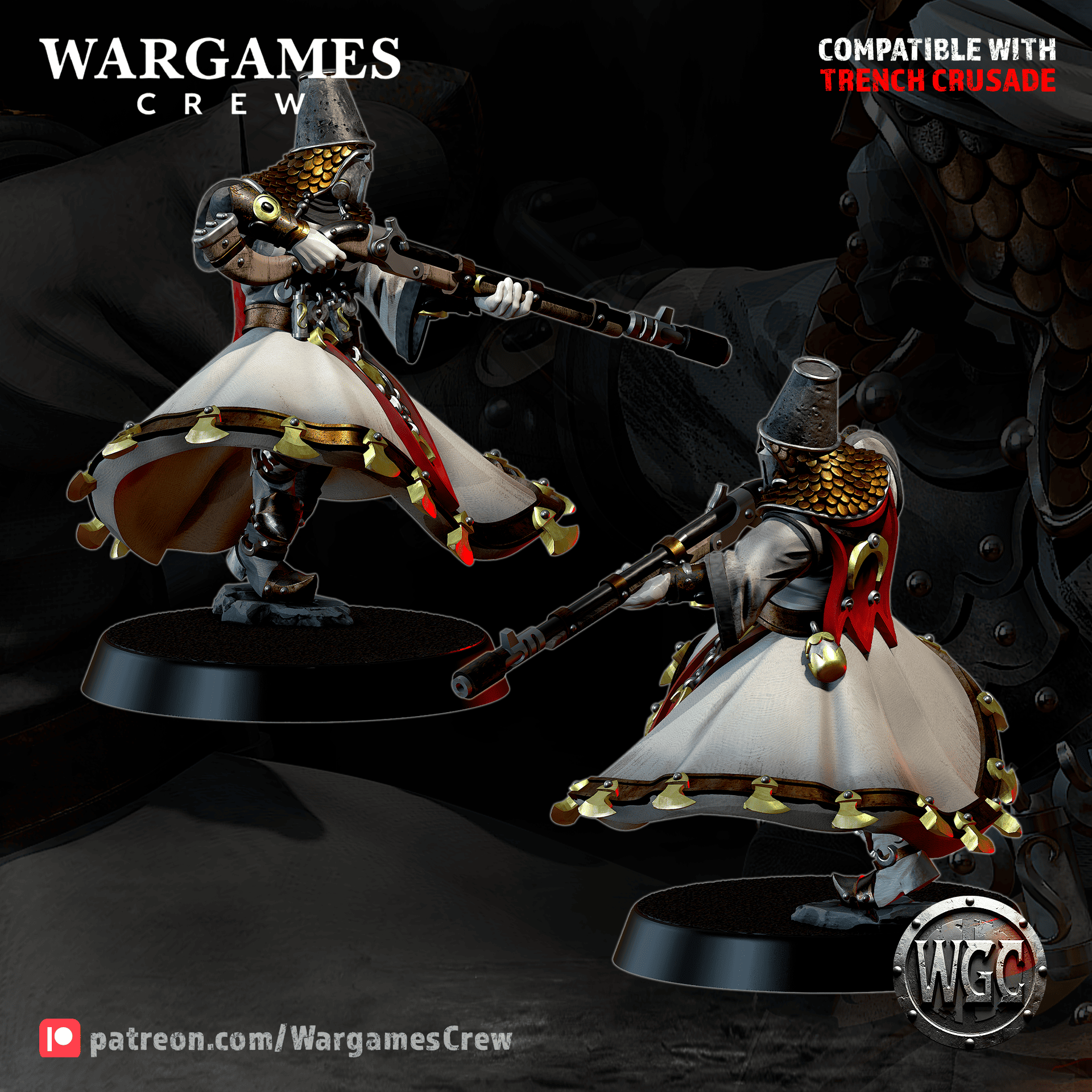 Dervishes of the Hidden Path - Trench Crusade STL file - Image 3