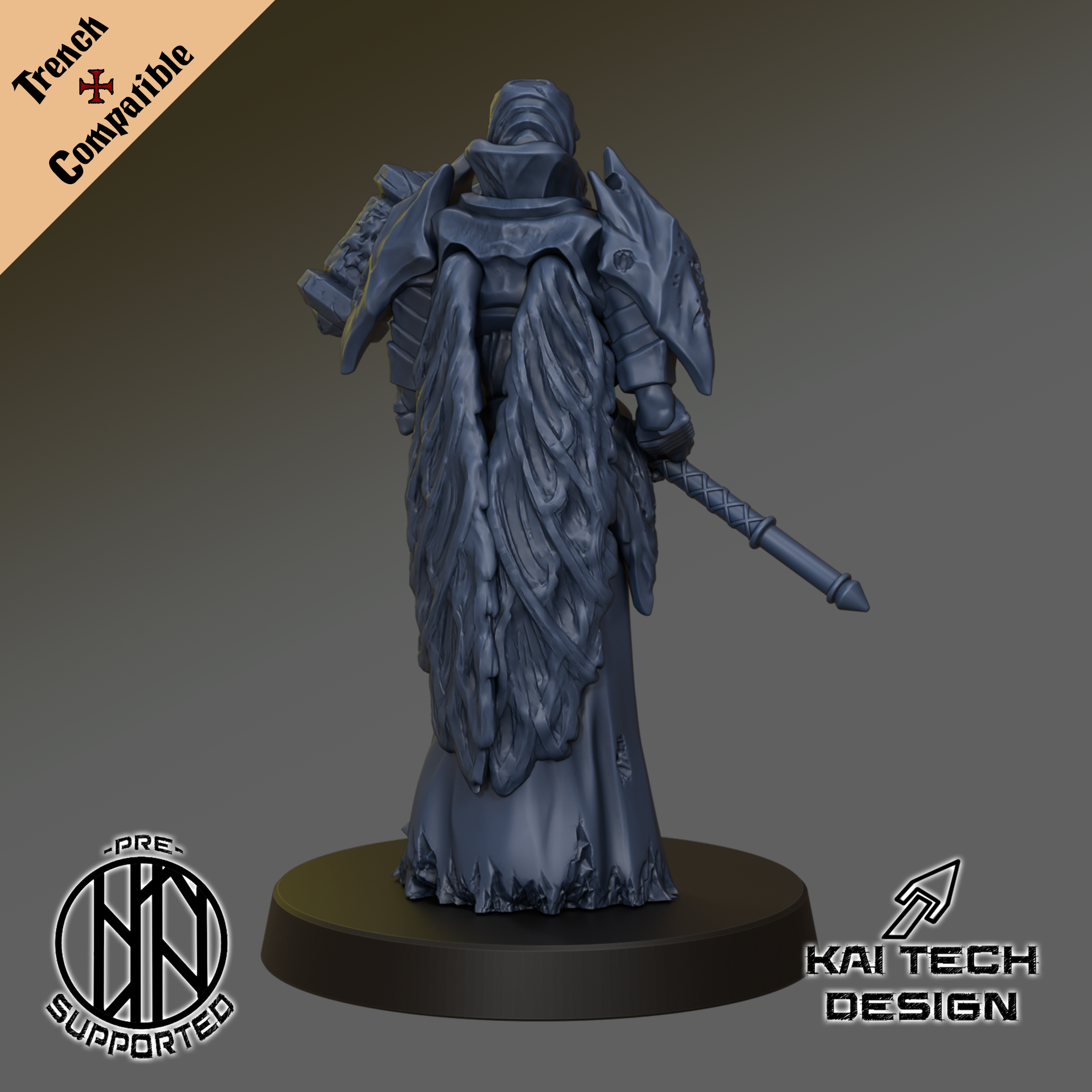 Plague Knight - Hammer - Trench Crusade STL file - Image 2