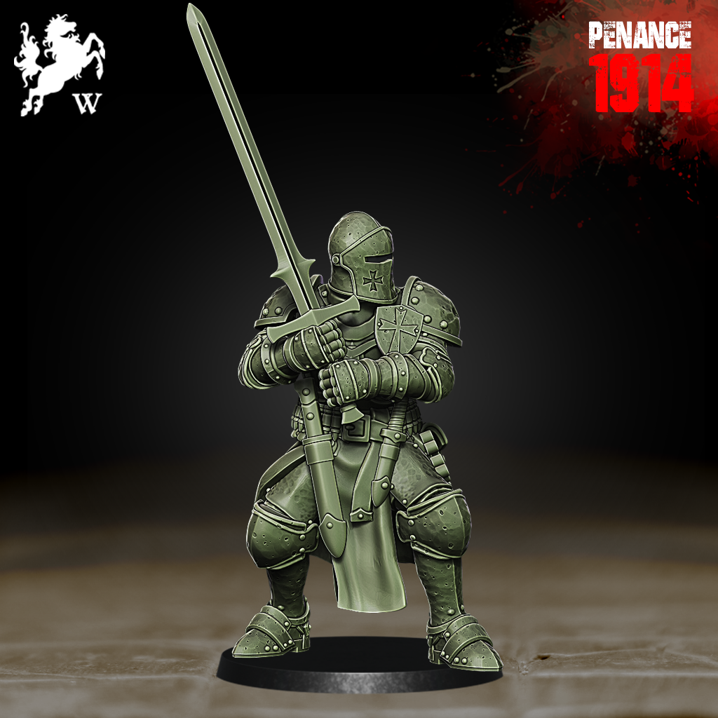 Mercenaries - Nomansland Crusaders - Trench Crusade STL file - Image 4