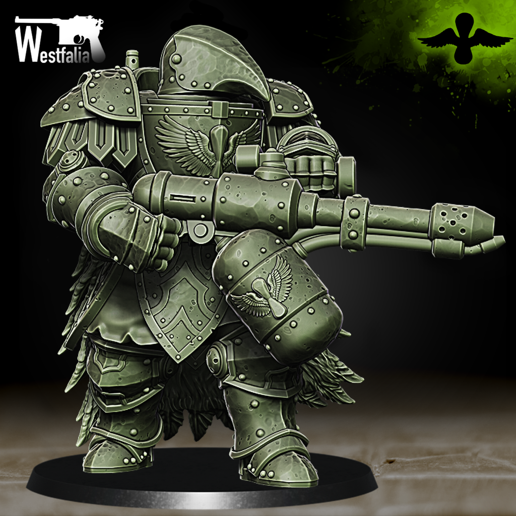 Plague Squad - Heavy Docs - Trench Crusade STL file - Image 4