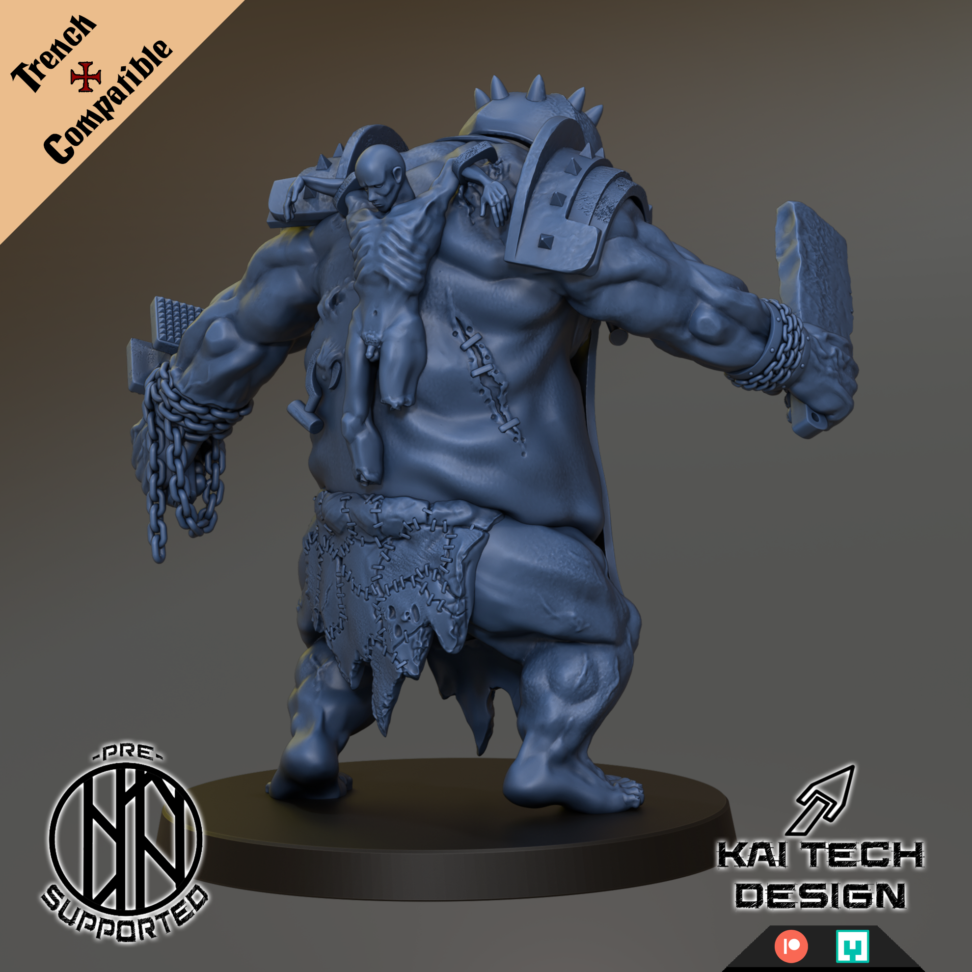 Heretics - Sin Butcher - Trench Crusade STL file - Image 2
