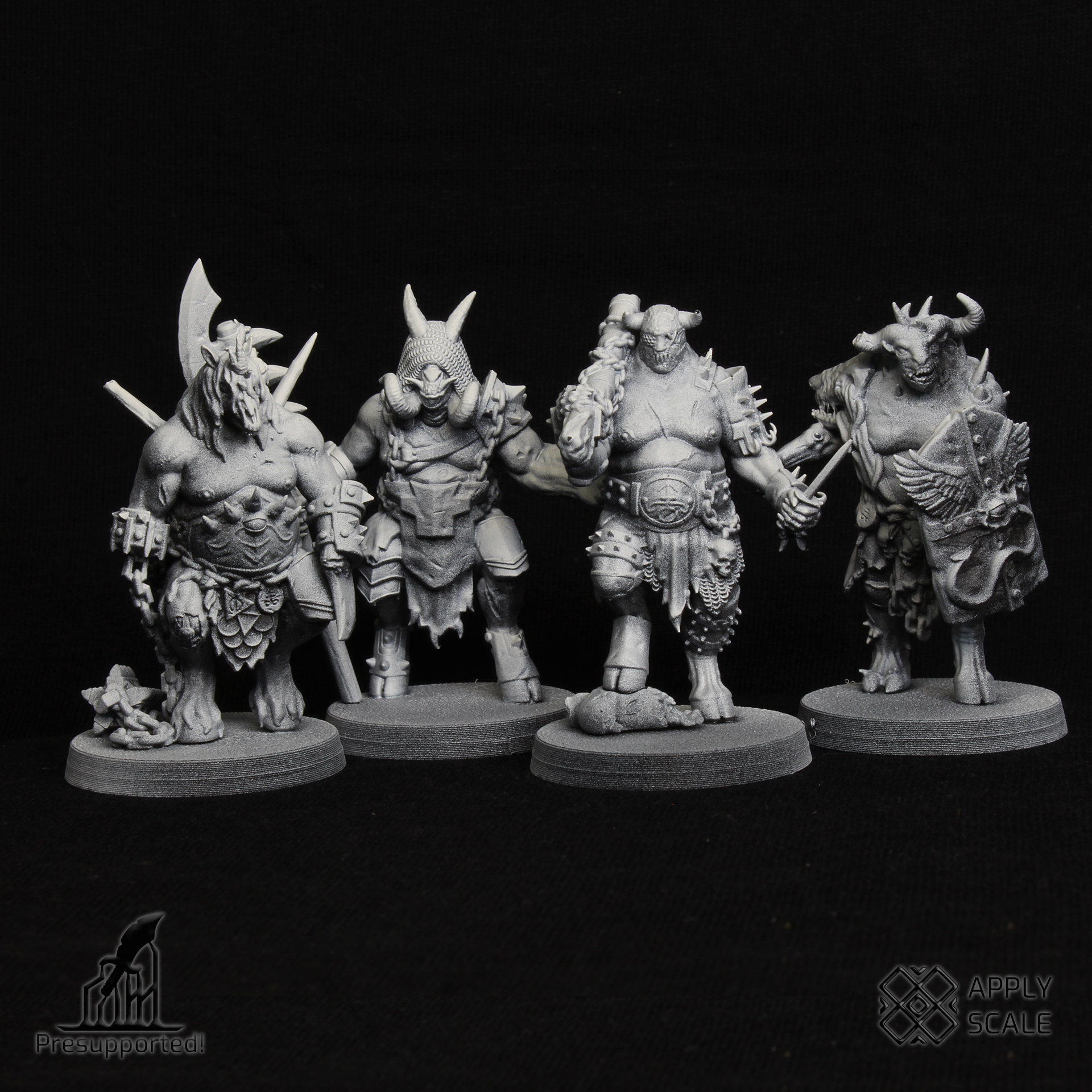 The Court - Yoke Fiends Demon Warriors - Trench Crusade STL file - Image 4