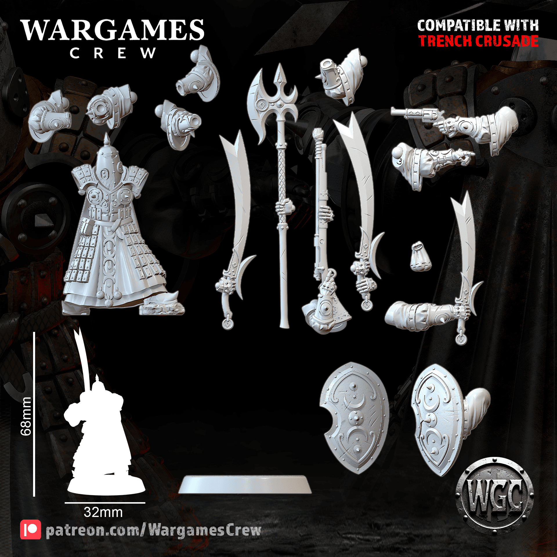 Mamluk Desert Sentinel #2 - Trench Crusade STL file - Image 4