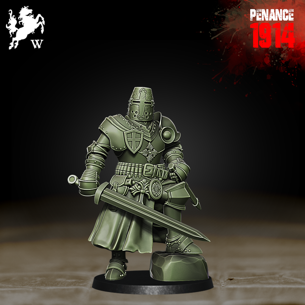 Mercenaries - Nomansland Crusaders - Trench Crusade STL file - Image 3