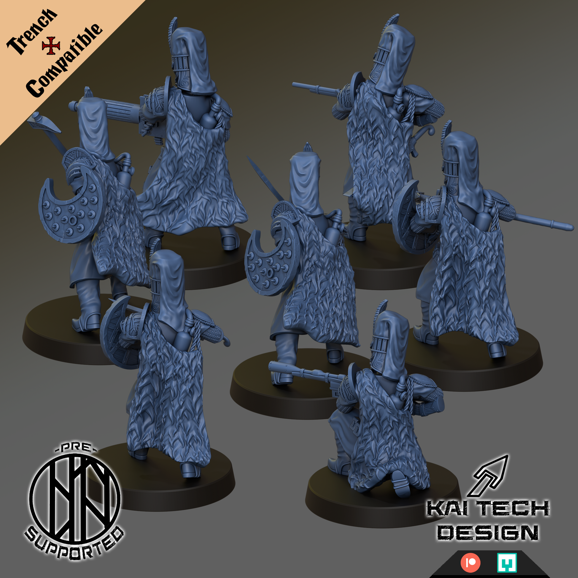 Sultanate - Janissaries - Trench Crusade STL file - Image 2