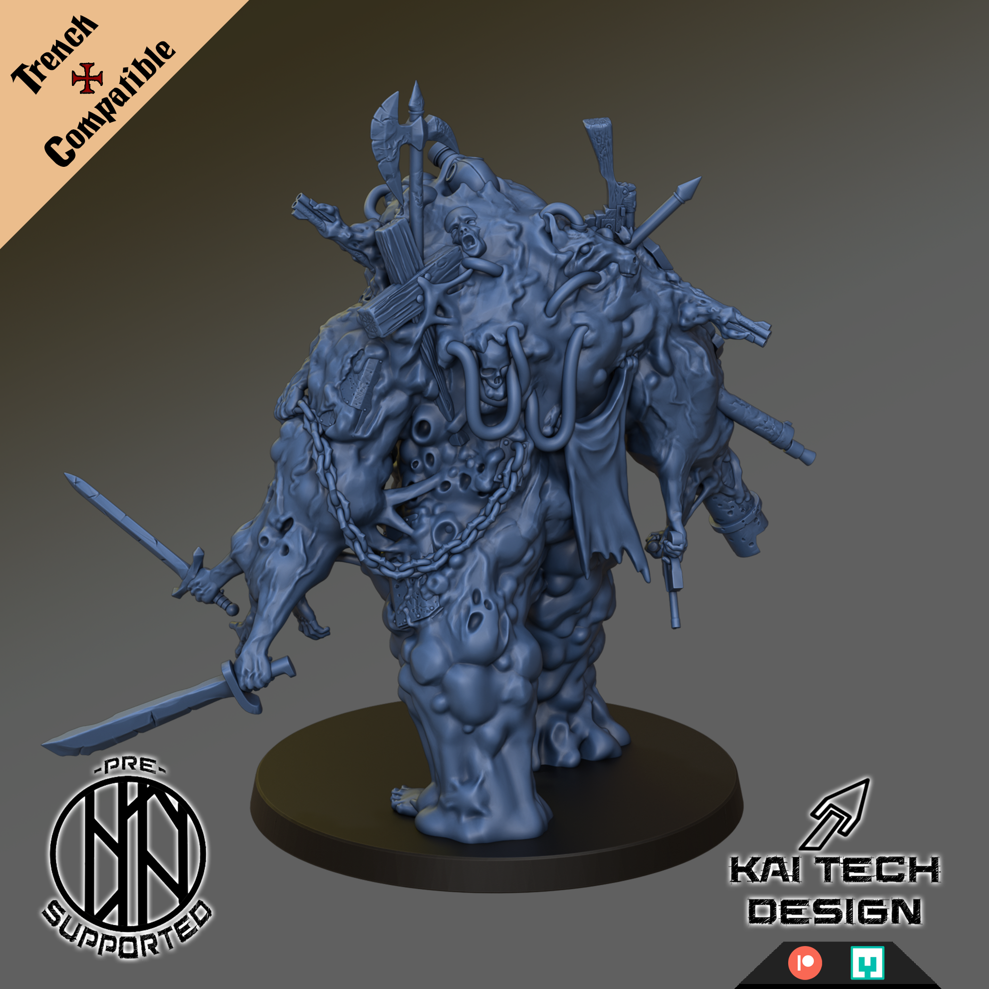 Grail Abominant - Trench Crusade STL file - Image 3
