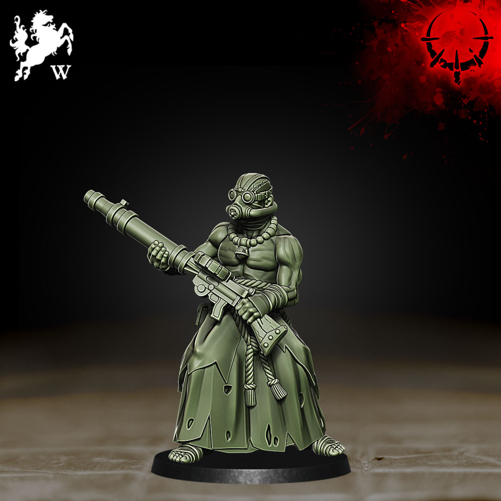 Mercenaries - Cultists - Trench Crusade STL file - Image 3