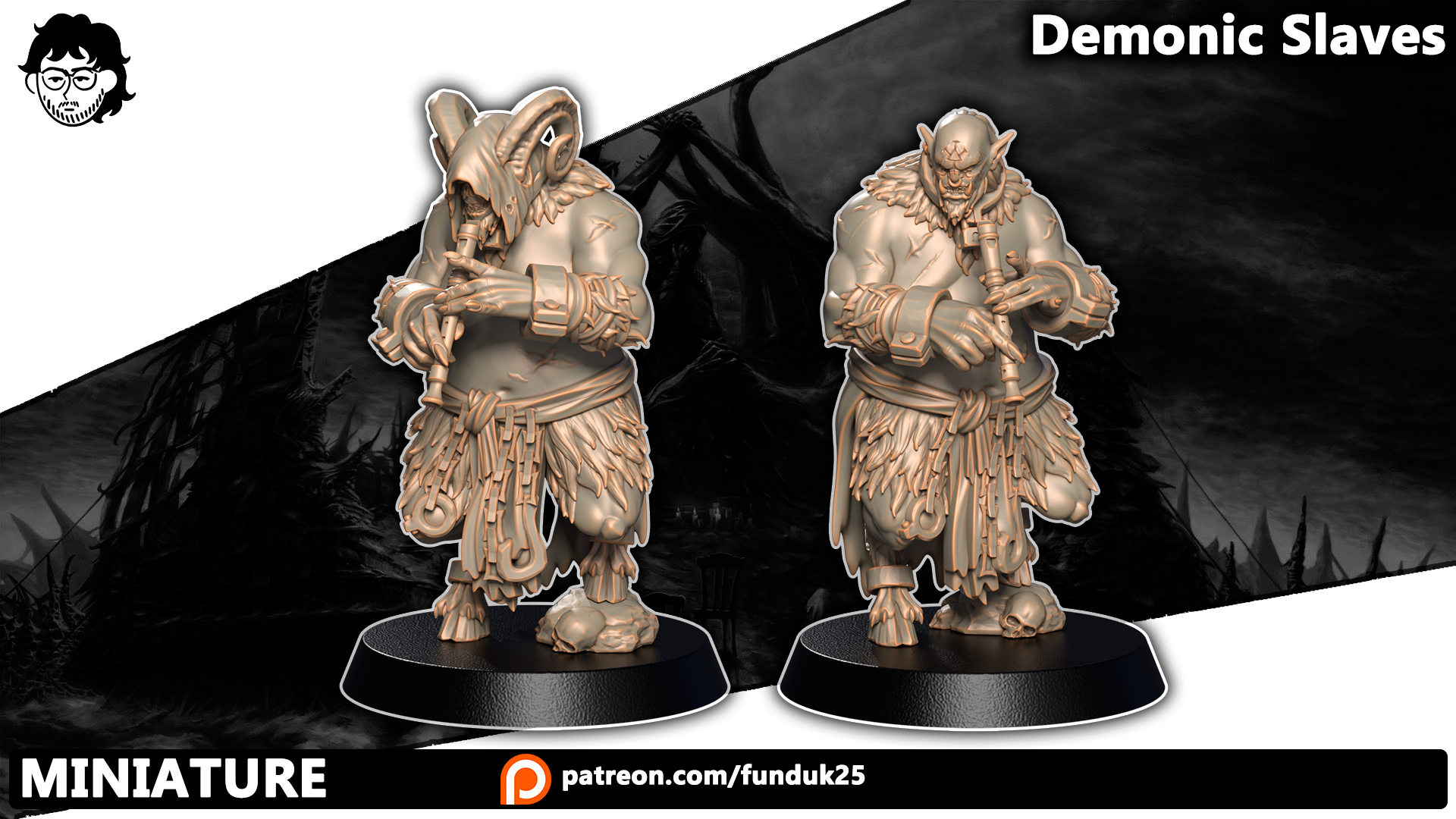Demonic Slaves (Multipart Kit) - Trench Crusade STL file - Image 5
