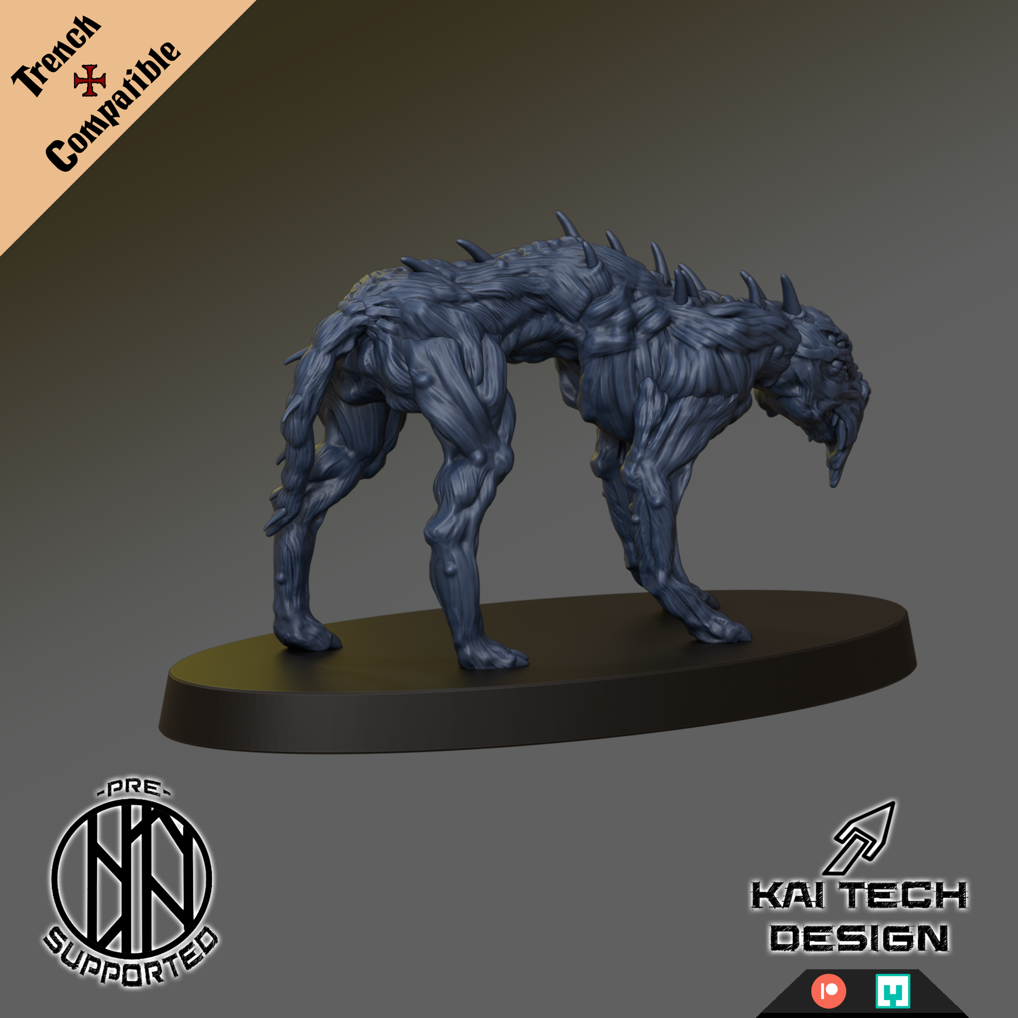 Grail Hound 4 - Trench Crusade STL file - Image 2