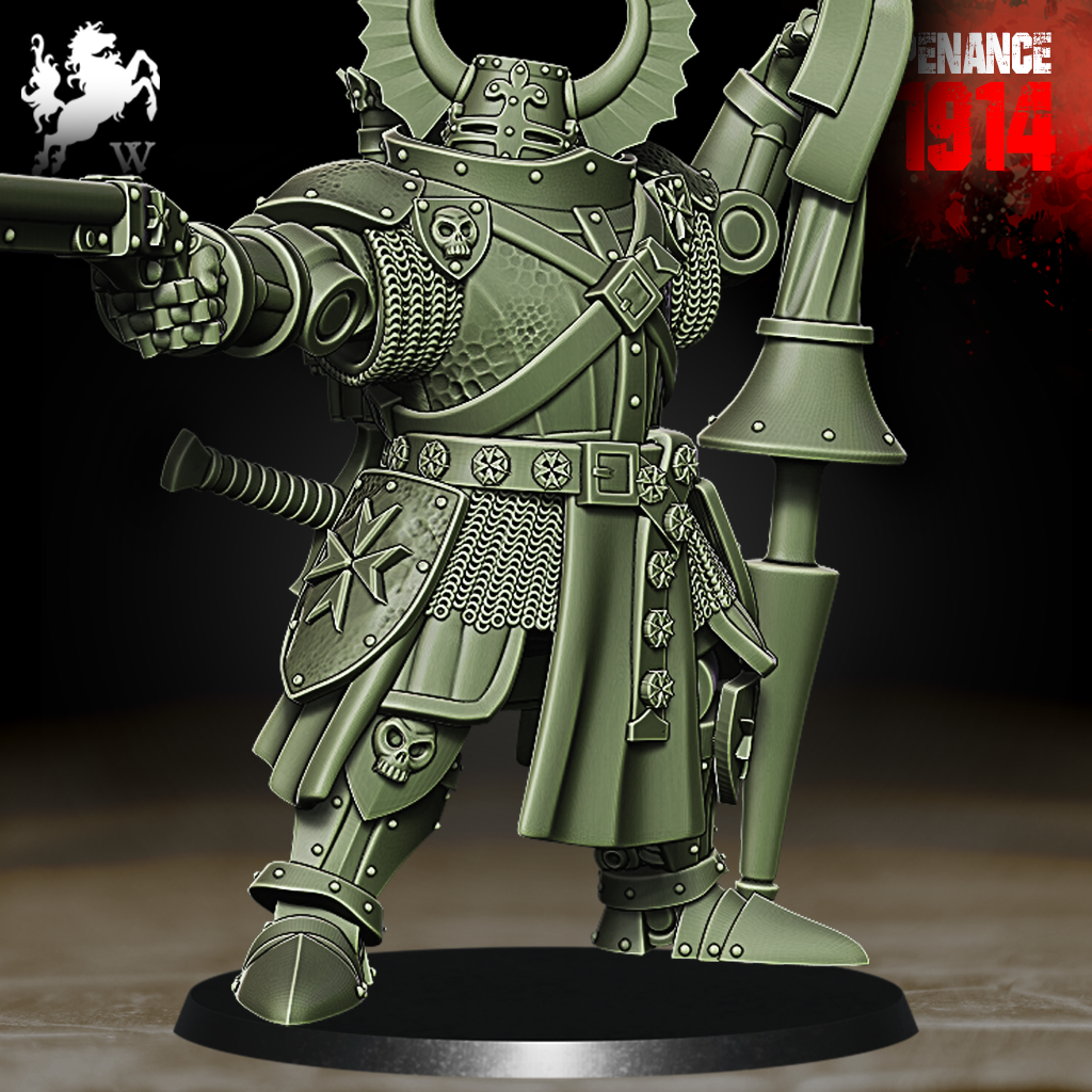 Mercenaries - Heavy Crusaders - Trench Crusade STL file - Image 3