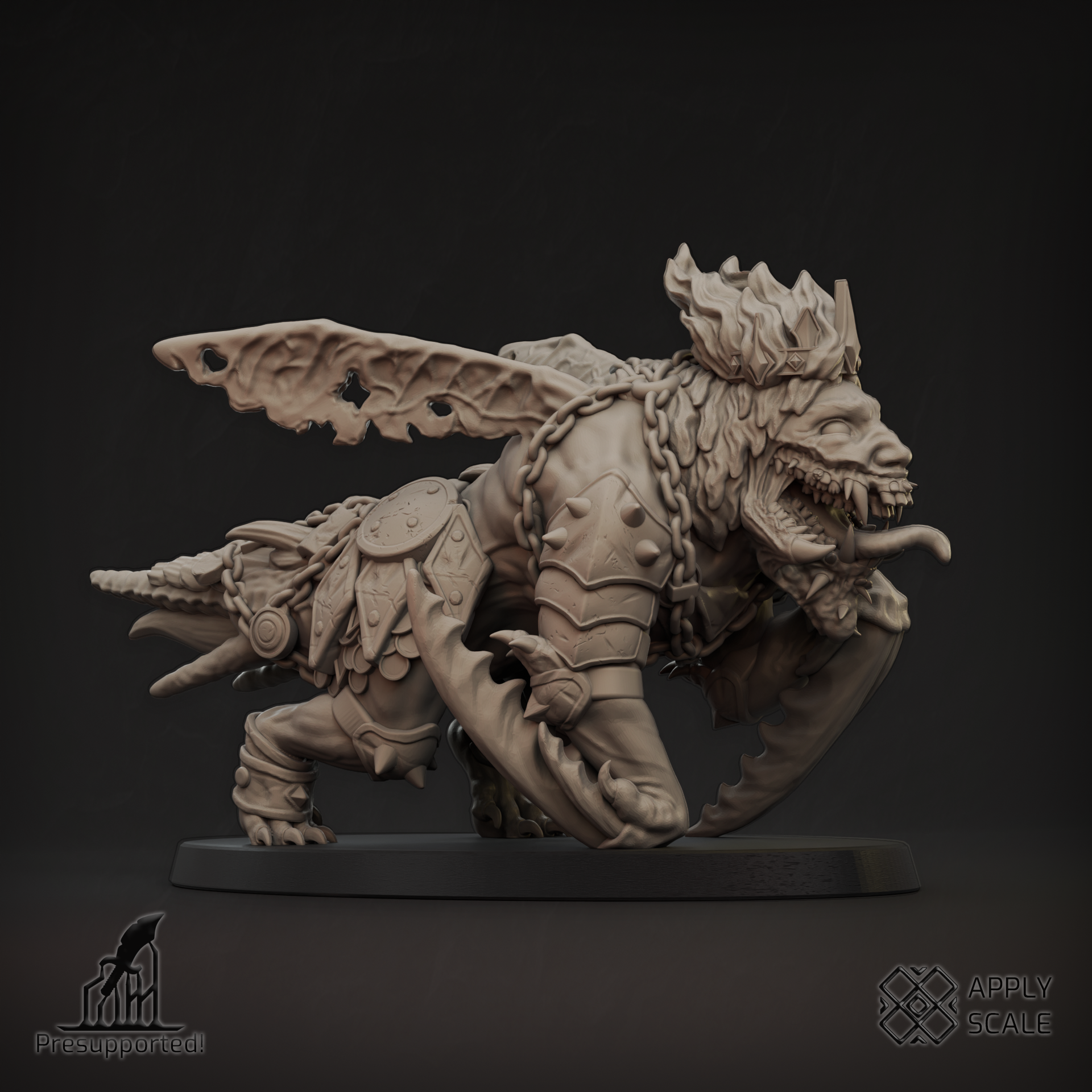 The Court - Hell's Locust 2 - Trench Crusade STL file for Pit Locust