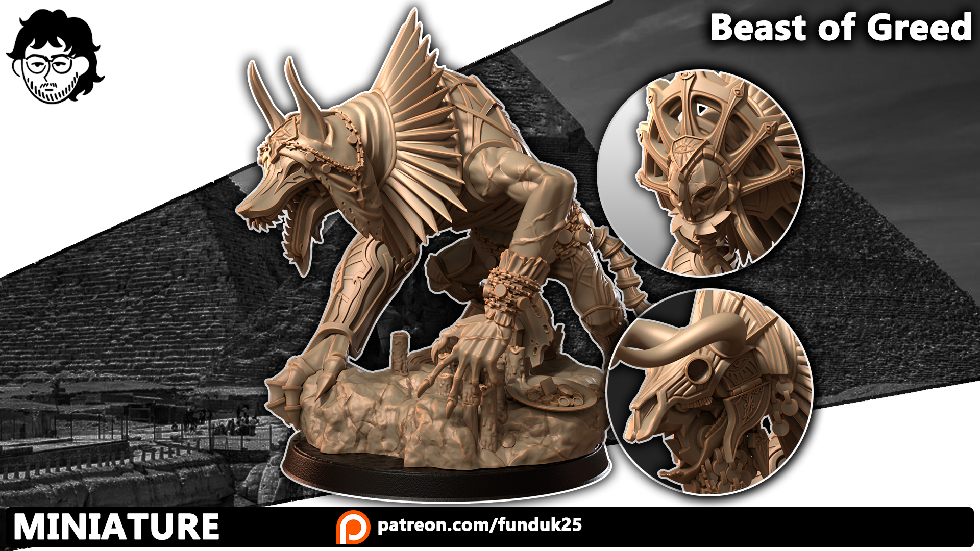 Beast of Greed - Trench Crusade STL file - Image 2