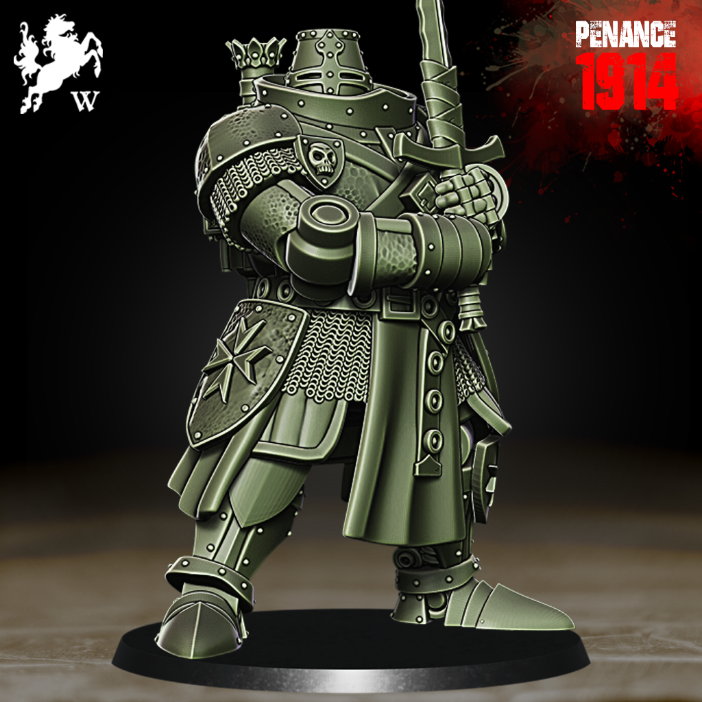 Mercenaries - Heavy Crusaders - Trench Crusade STL file - Image 4