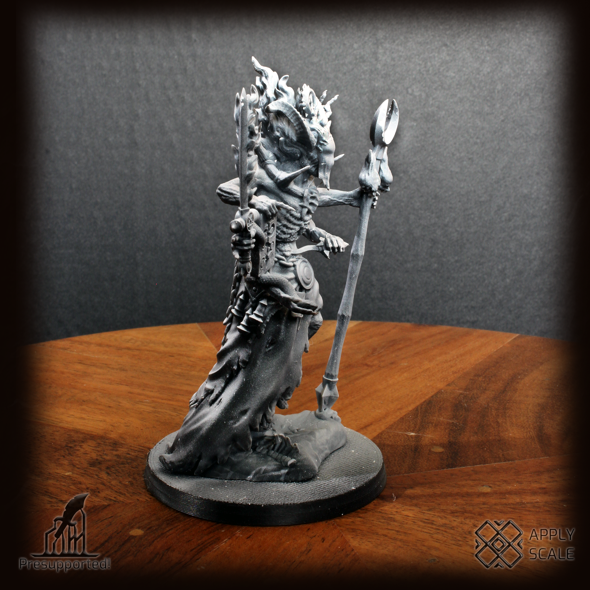 The Court - Sorcerer, Demon Mage - Trench Crusade STL file - Image 7
