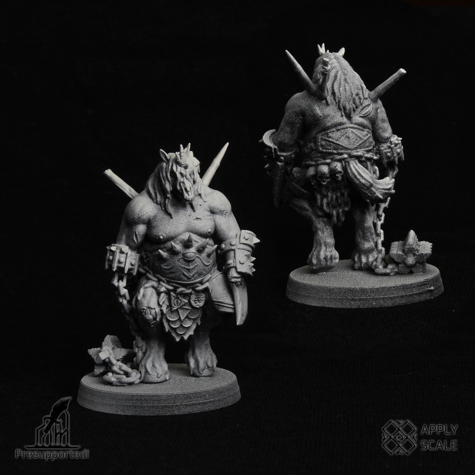 The Court - Yoke Fiend 4 Demon Warrior - Trench Crusade STL file - Image 3