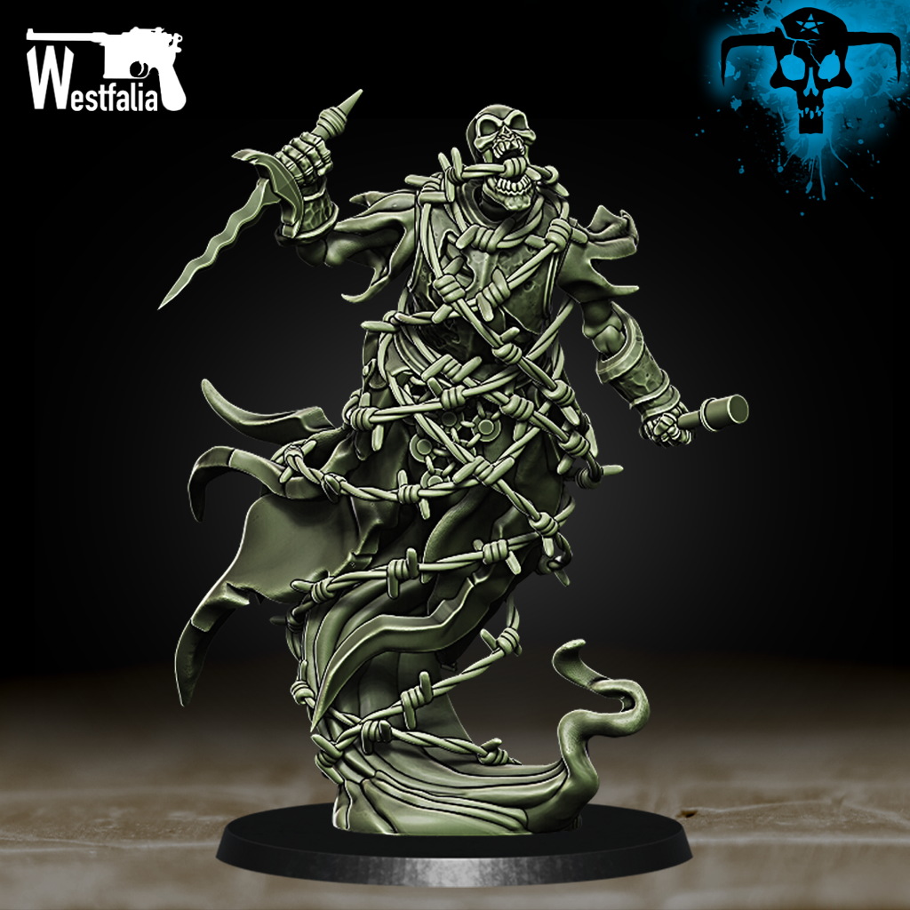 Ghosts of the Nomansland - Stacheldraht Banshee - Trench Crusade STL file for Barbed Wire Banchee