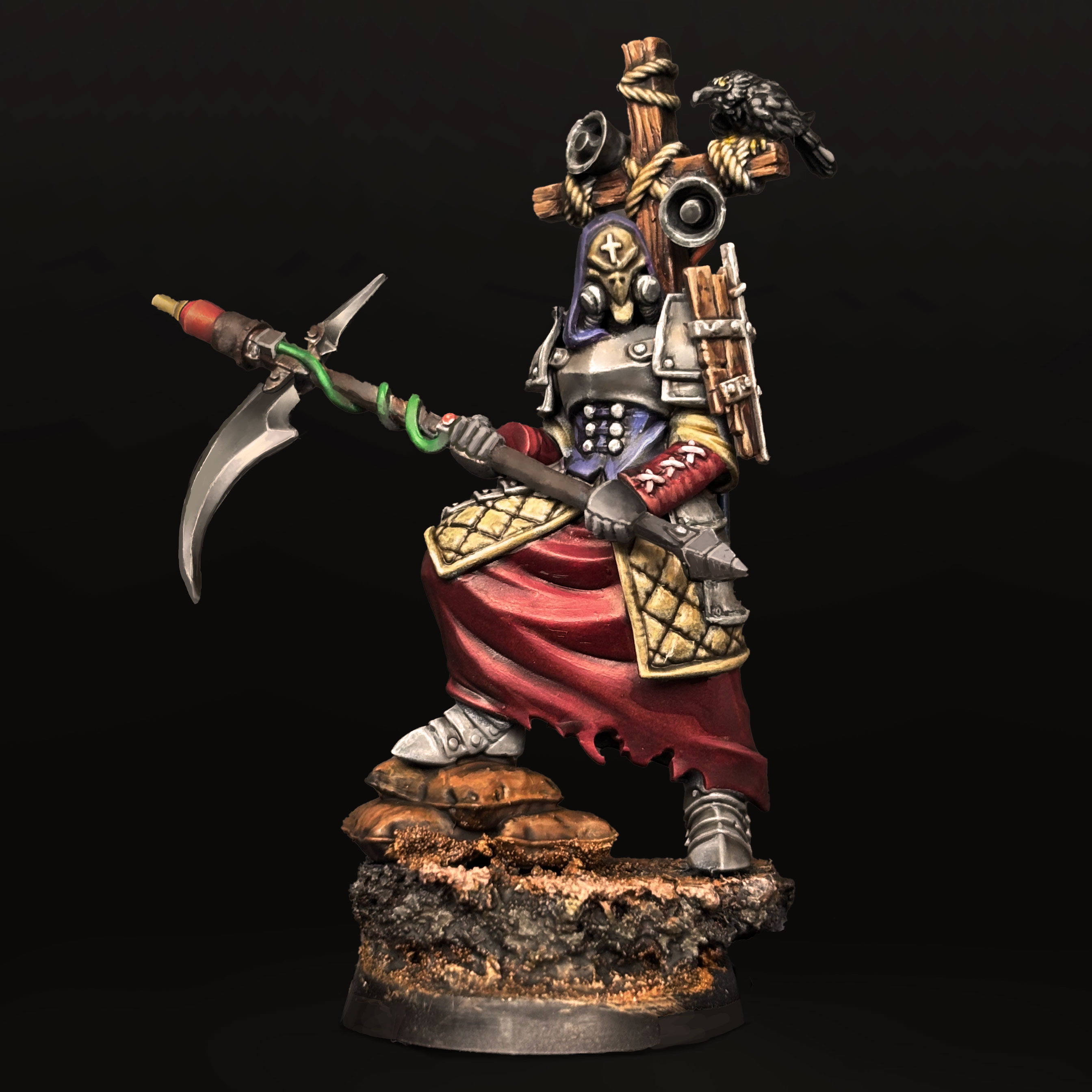 The Crowfather - Prophet of War - Trench Crusade STL file - Image 3