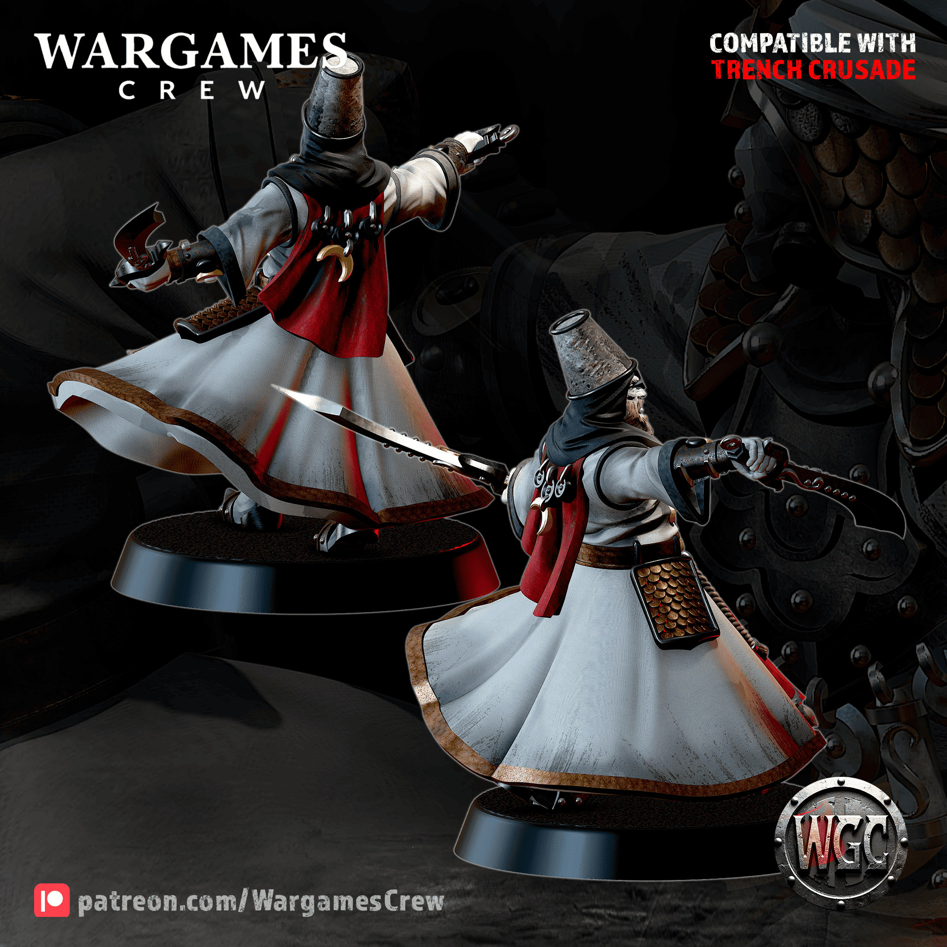 Dervishes of the Hidden Path - Trench Crusade STL file - Image 5