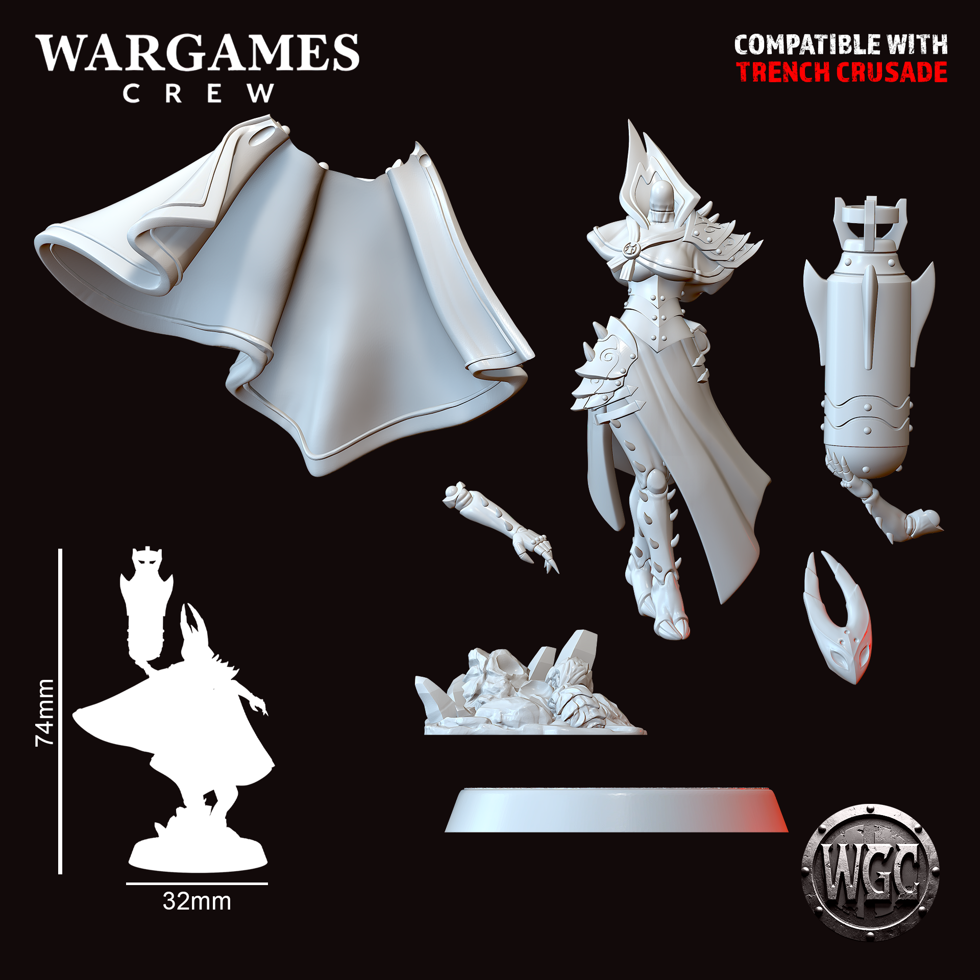 Hornet Bomb Wich - Trench Crusade STL file - Image 4