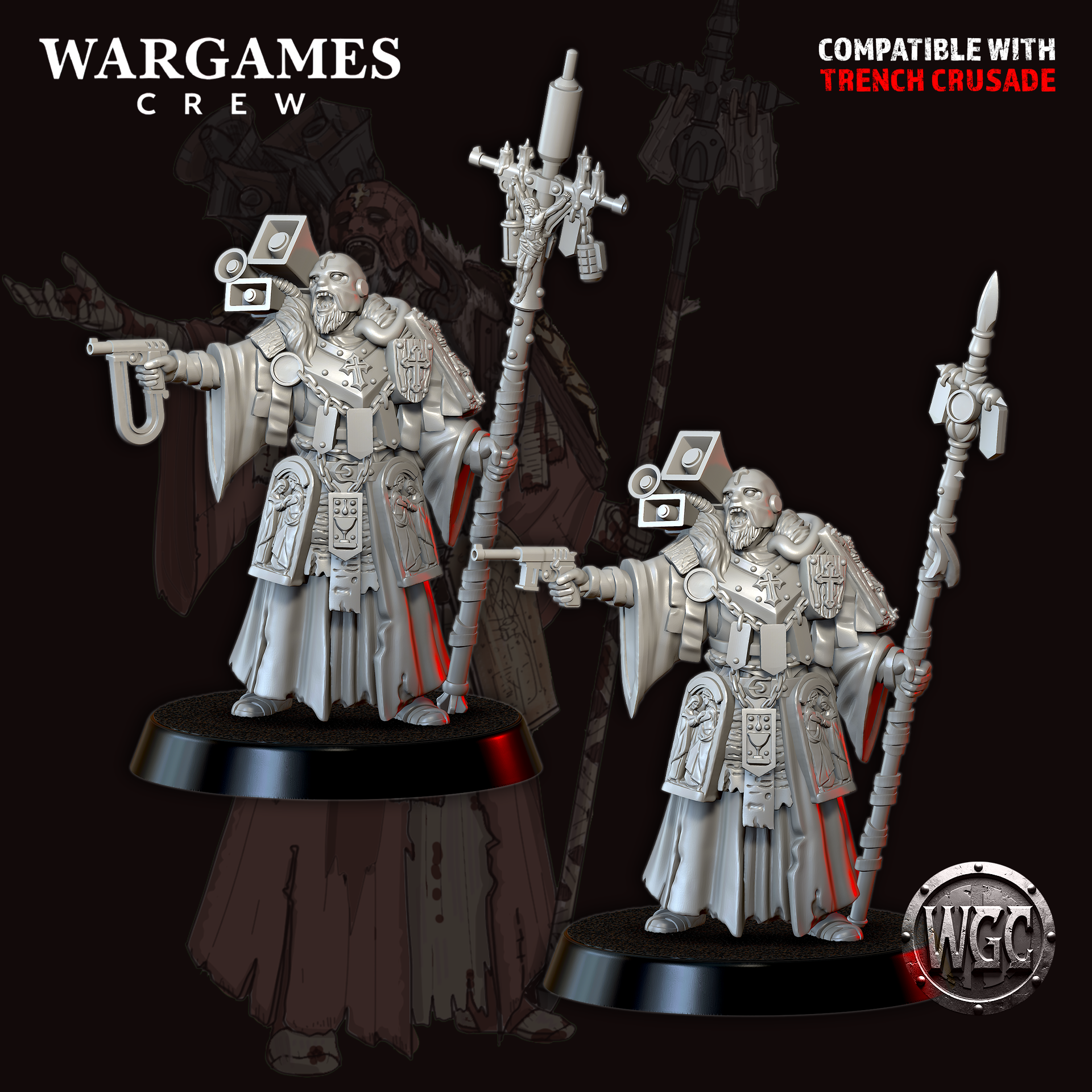 Herald of the Blighted March - Trench Crusade STL file - Image 2