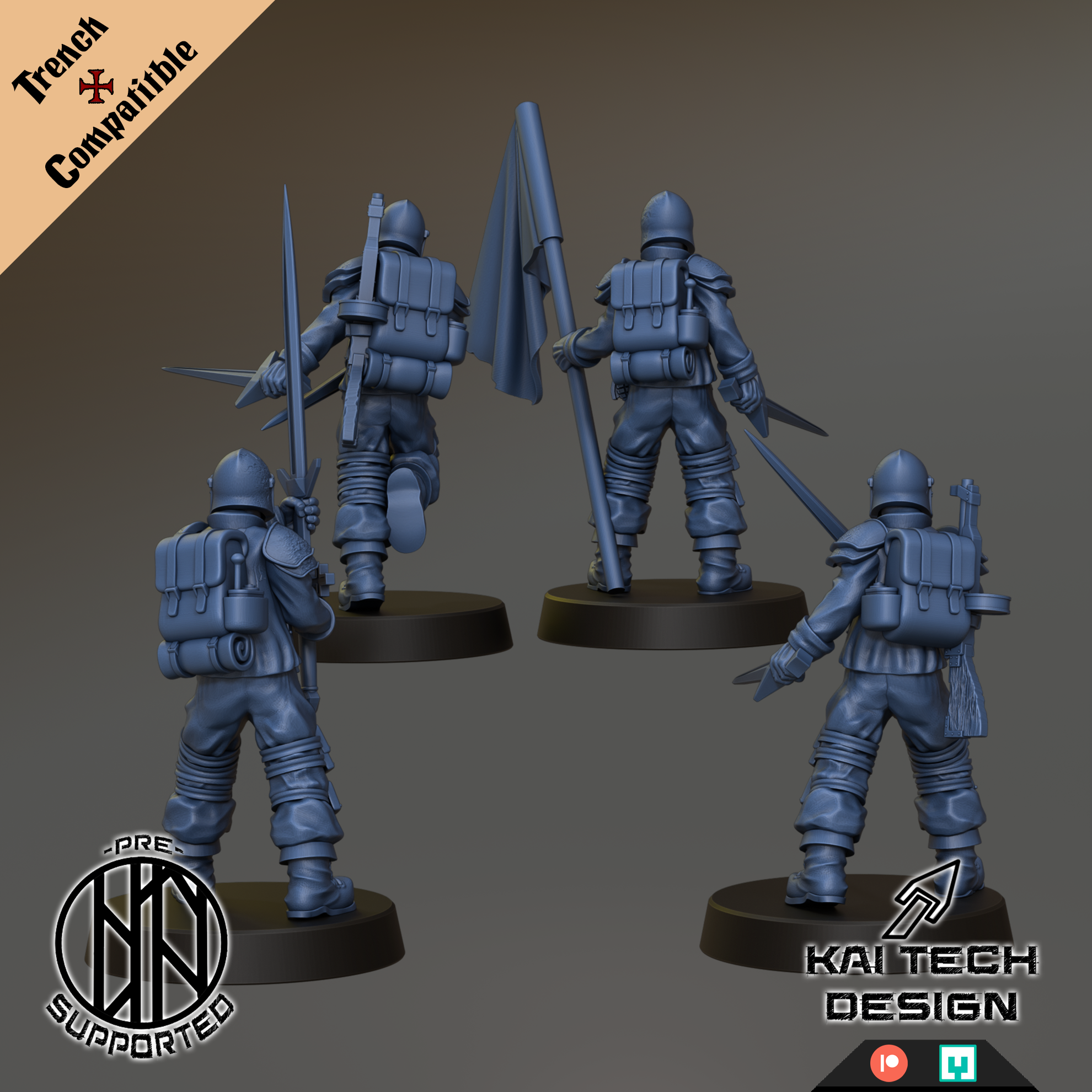 Antioch - Shocktroopers - Trench Crusade STL file - Image 2