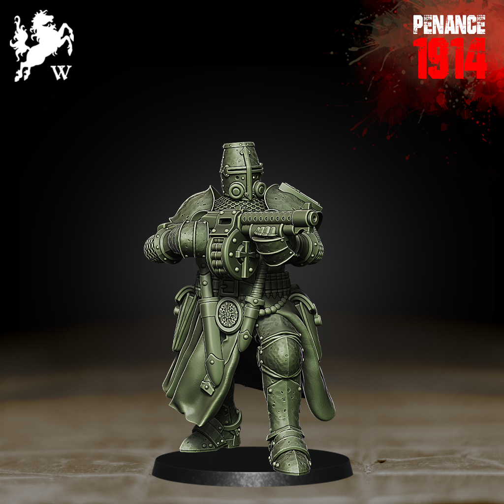Mercenaries - Nomansland Crusaders - Trench Crusade STL file - Image 10