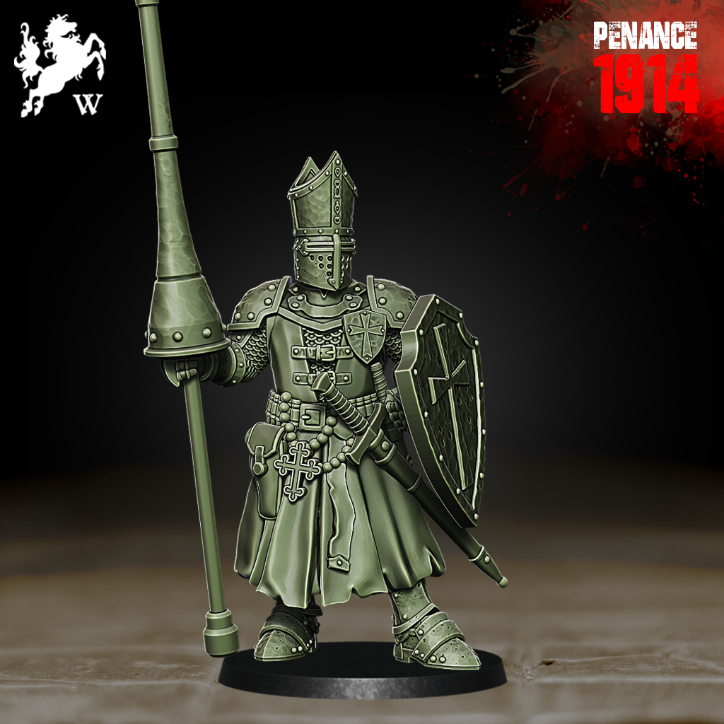 Mercenaries - Nomansland Crusaders - Trench Crusade STL file - Image 8