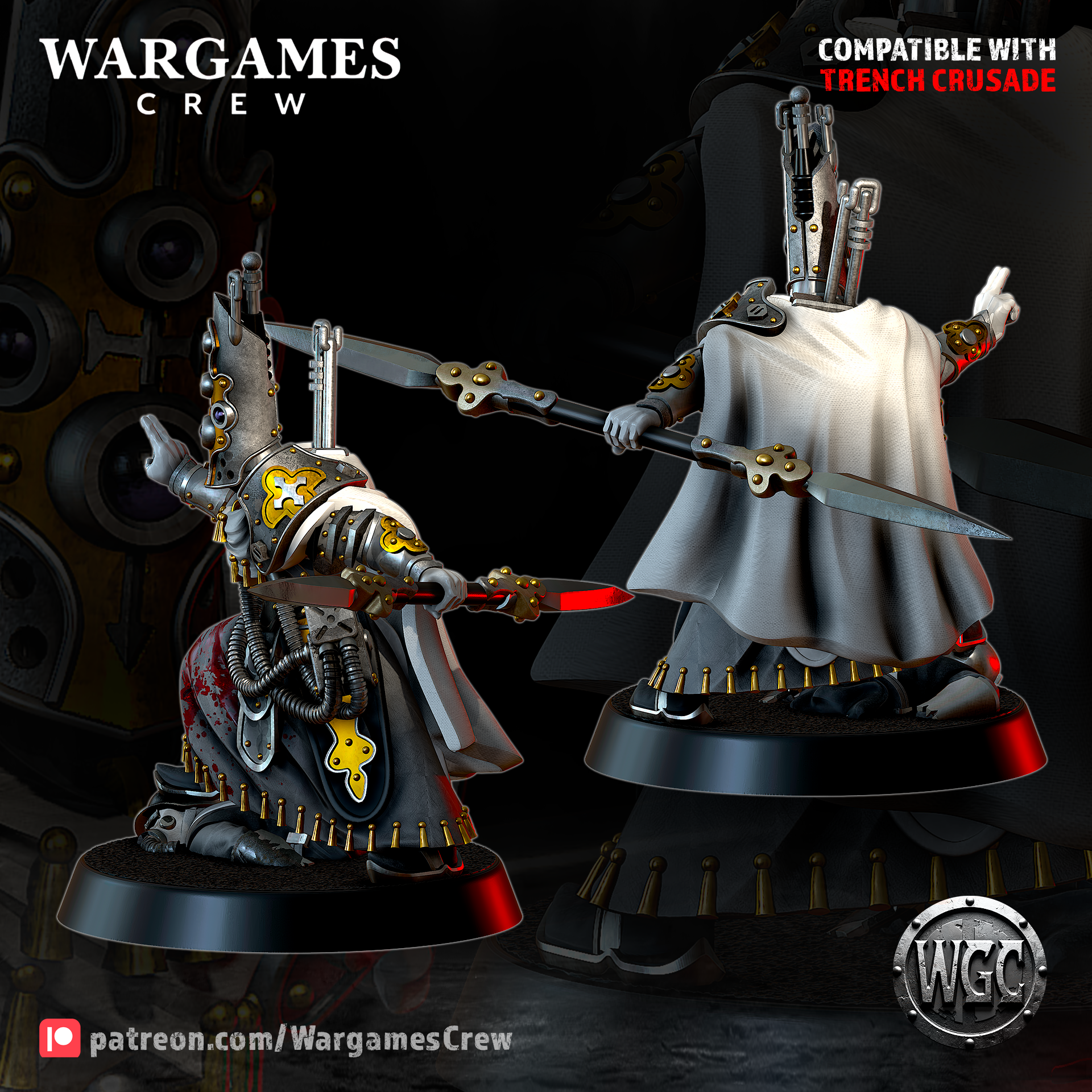 The Resonant Chewa Mercenary - Trench Crusade STL file - Image 2