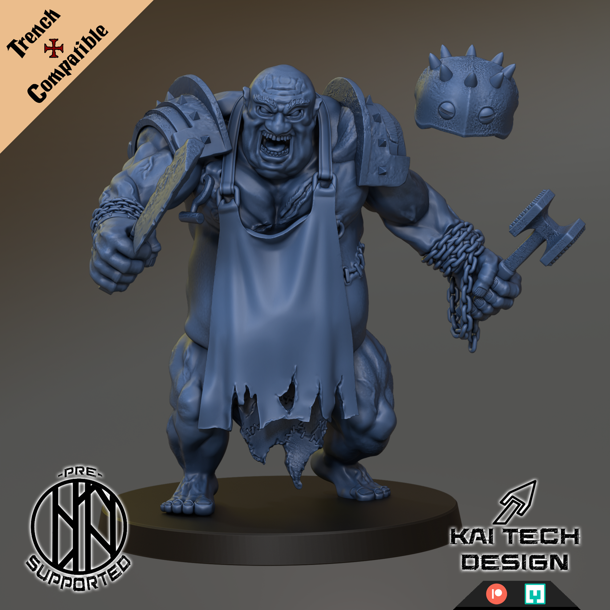 Heretics - Sin Butcher - Trench Crusade STL file - Image 3