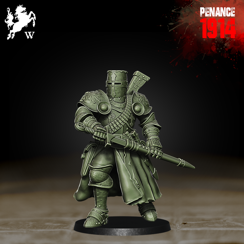 Mercenaries - Nomansland Crusaders - Trench Crusade STL file - Image 9